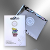 Alice in Wonderland Mad Hatter Tea Party Enamel Pin Brooch With Set of Teacups and We Are All Mad Here, Birthday Gift For Her or Her Friends Main 2 Small Alice in Wonderland Mad Hatter Teacups Enamel Pin