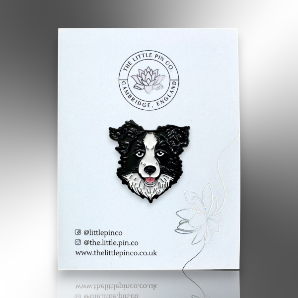 Collie Sheepdog Dog Breed Enamel Lapel Pin Badge