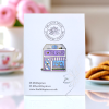 I Love Tea Shops Hard Enamel Lapel Pin Badge