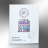 I Love Tea Shops Hard Enamel Lapel Pin Badge