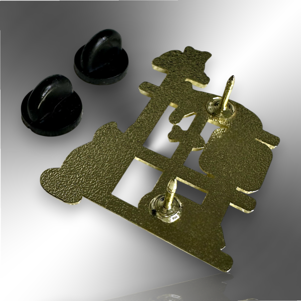 Kitten Cat Tree Enamel Pin Brooch