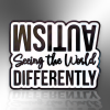 Autism Seeing The World Differently Enamel Pin Badge