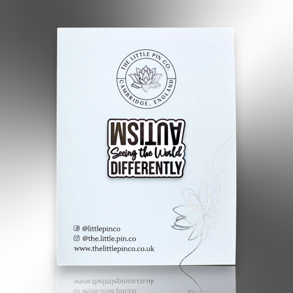 Autism Seeing The World Differently Enamel Pin Badge