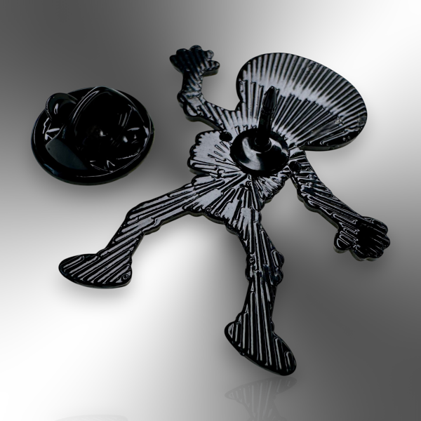 Dancing Baby Skeleton Halloween Enamel Lapel Pin Badge